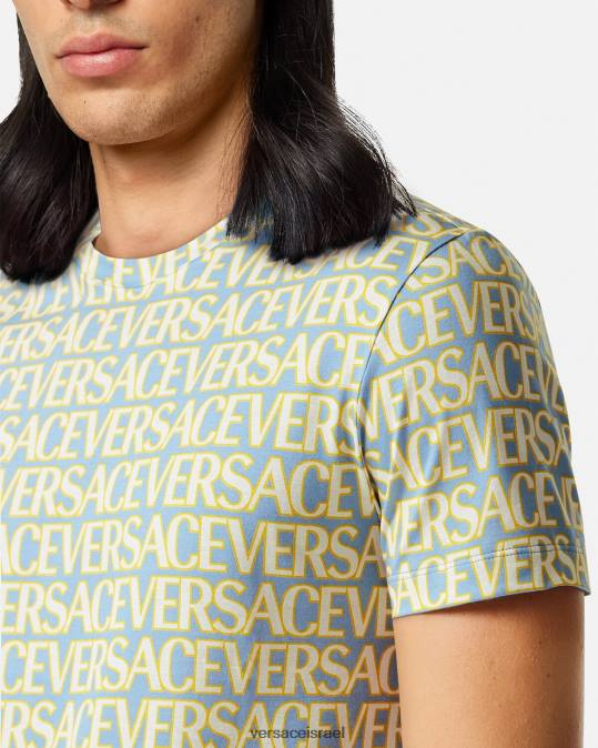 גברים Versace הדפס חולצת טריקו בכל אובר הַלבָּשָׁה N8T21354