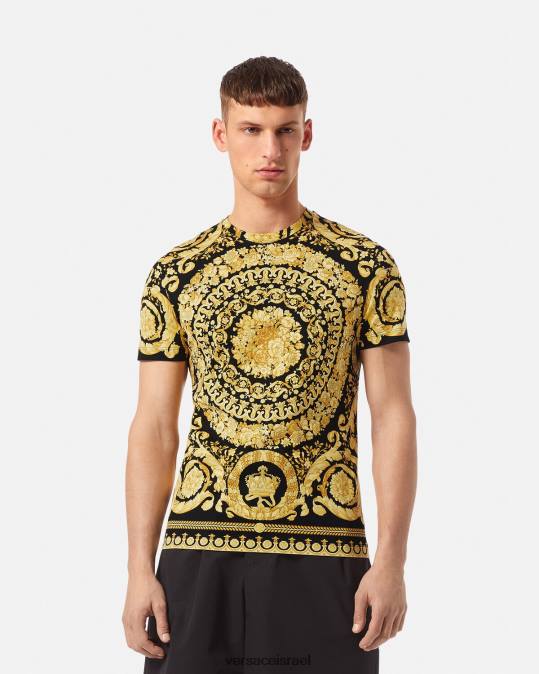 גברים Versace הדפס חולצת ברוק הַלבָּשָׁה N8T21369