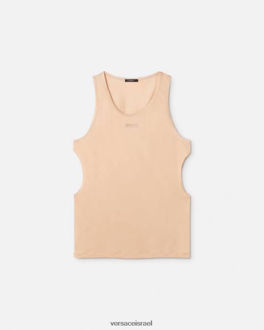 גברים Versace בז' גופיה חתוכה הַלבָּשָׁה N8T21380