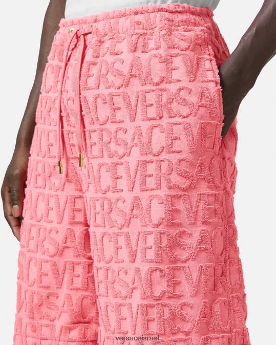 גברים Versace וָרוֹד מכנסי מגבות קצרים הַלבָּשָׁה N8T21430