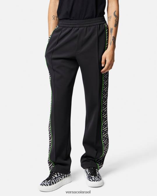 גברים Versace הדפס מכנסי ספורט כושר לה גרקה ניילון הַלבָּשָׁה N8T21457