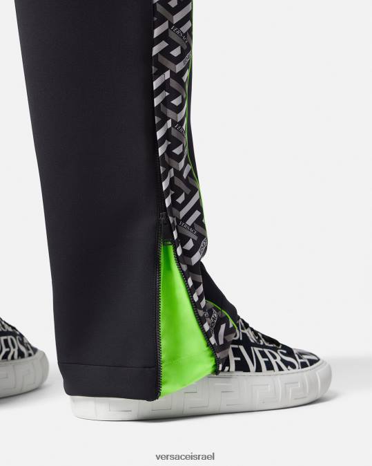 גברים Versace הדפס מכנסי ספורט כושר לה גרקה ניילון הַלבָּשָׁה N8T21457