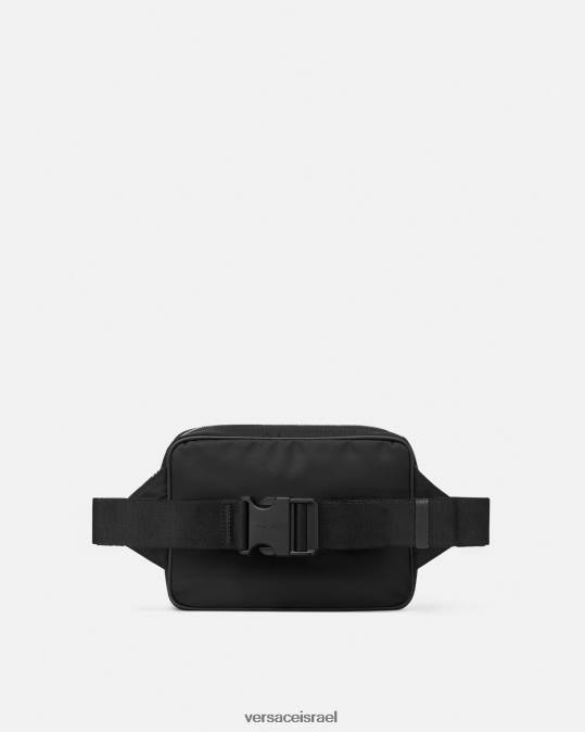 גברים Versace שָׁחוֹר תיק חגורה לה מדוזה תיקים N8T21492