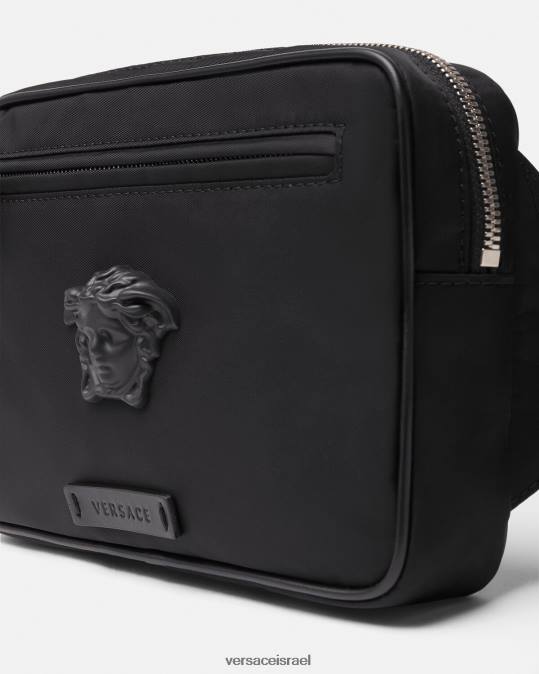 גברים Versace שָׁחוֹר תיק חגורה לה מדוזה תיקים N8T21492