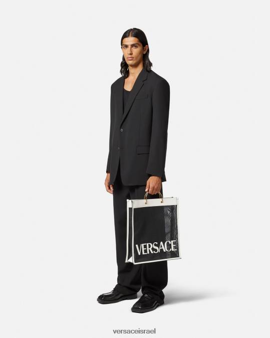 גברים Versace לבן שחור תיק לקונים תיקים N8T21508