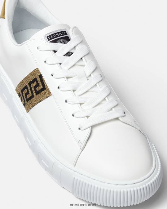 גברים Versace זהב לבן נעלי ספורט של גרקה נַעַל N8T21552