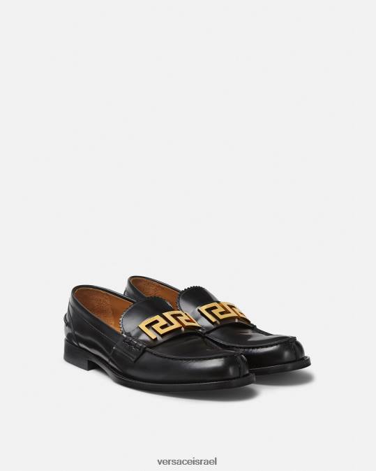גברים Versace שָׁחוֹר נעלי בית גרקה נַעַל N8T21567