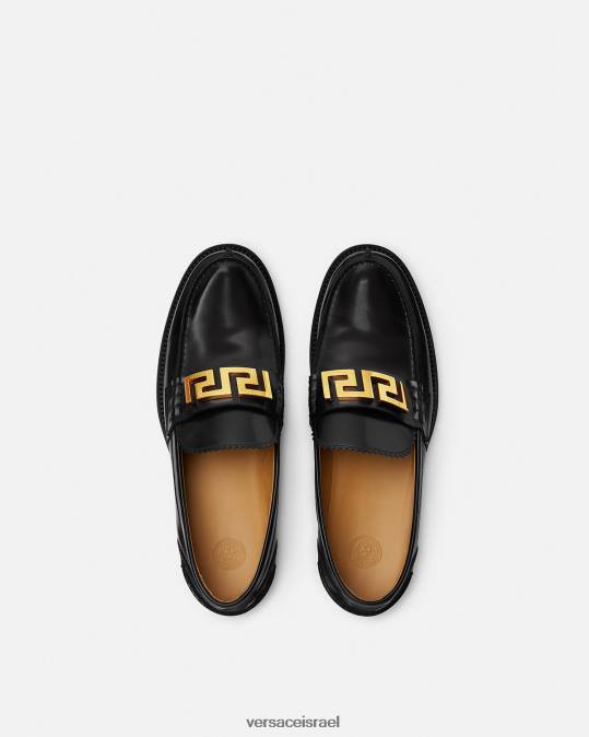 גברים Versace שָׁחוֹר נעלי בית גרקה נַעַל N8T21567