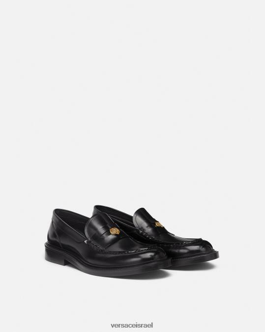 גברים Versace שָׁחוֹר נעלי מדוזה נַעַל N8T21570