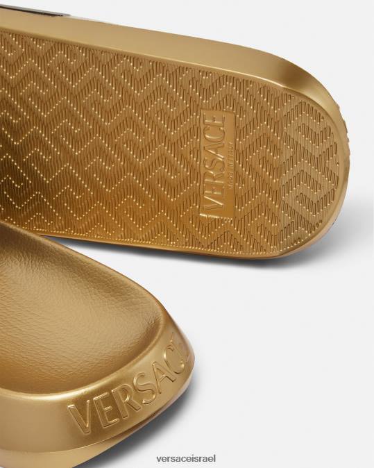 גברים Versace שָׁחוֹר מגלשות לה מדוזה נַעַל N8T21587