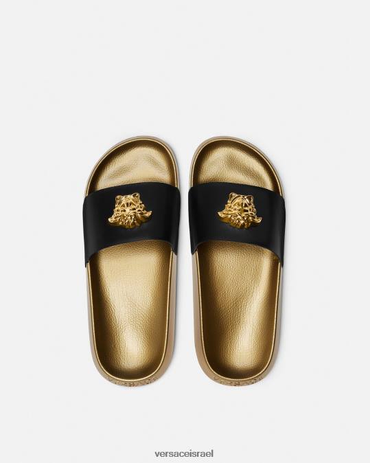 גברים Versace שָׁחוֹר מגלשות לה מדוזה נַעַל N8T21587