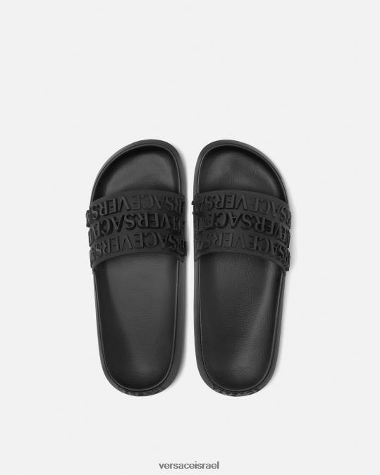 גברים Versace שָׁחוֹר שקופיות בכל רחבי נַעַל N8T21593