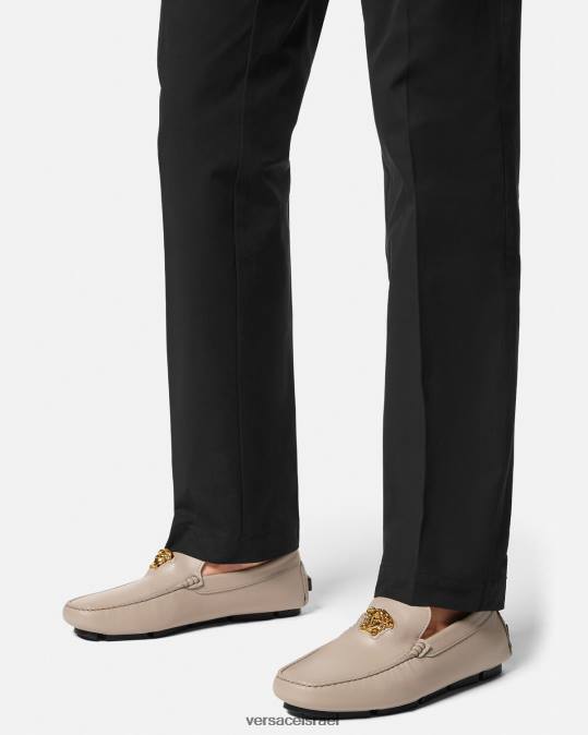 גברים Versace בז' נעלי נהג לה מדוזה נַעַל N8T21601