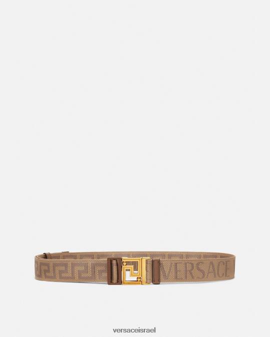 גברים Versace חום חגורה הפיכה בכל רחבי אביזרים N8T21612