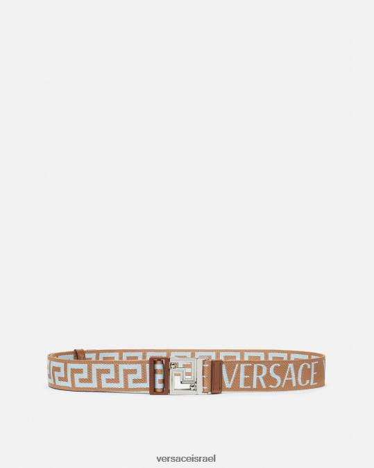 גברים Versace בז' חגורה הפיכה בכל רחבי אביזרים N8T21613