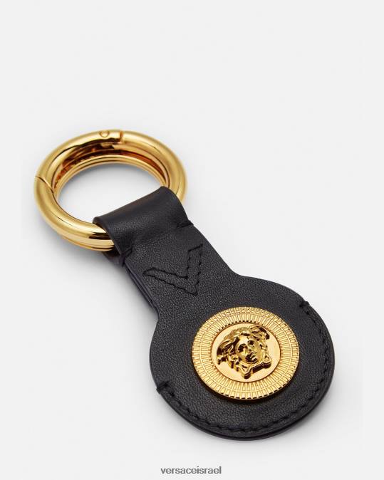 גברים Versace שָׁחוֹר מחזיק מפתחות מדוזה איירטאג אביזרים N8T21664