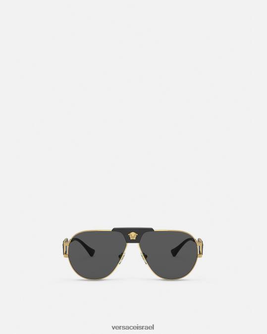 גברים Versace שָׁחוֹר משקפי שמש של פרויקט טייסים מיוחדים אביזרים N8T21667