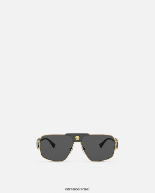גברים Versace שָׁחוֹר משקפי שמש של פרויקט טייסים מיוחדים אביזרים N8T21672