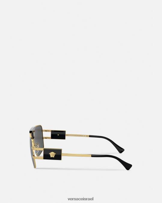 גברים Versace שָׁחוֹר משקפי שמש של פרויקט טייסים מיוחדים אביזרים N8T21672