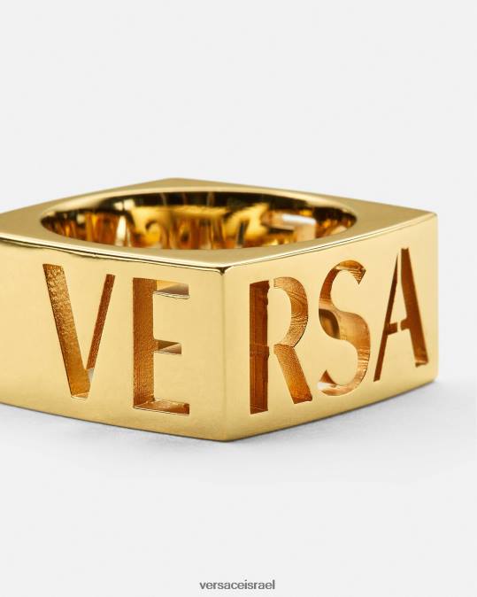 גברים Versace זהב טבעת לוגו מדוזה אביזרים N8T21694