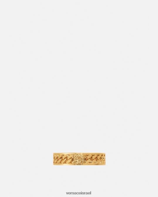 גברים Versace זהב חם טבעת מדוזה משורשרת אביזרים N8T21696