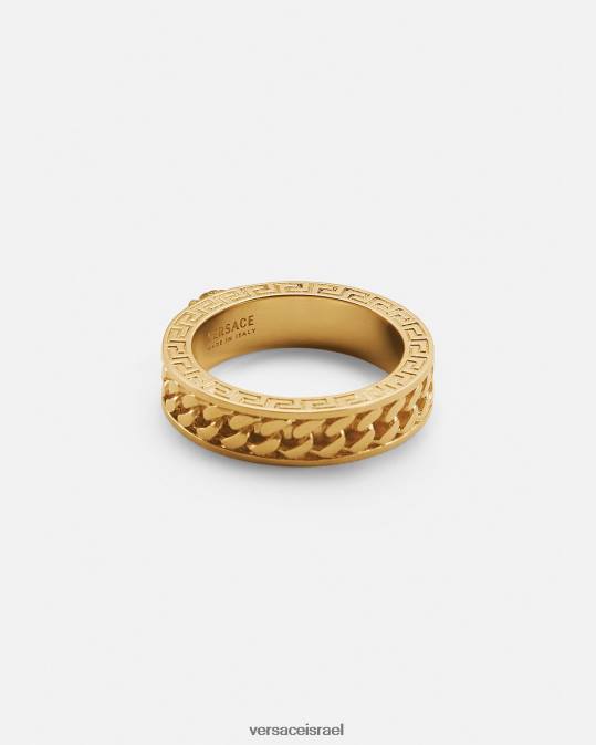 גברים Versace זהב חם טבעת מדוזה משורשרת אביזרים N8T21696