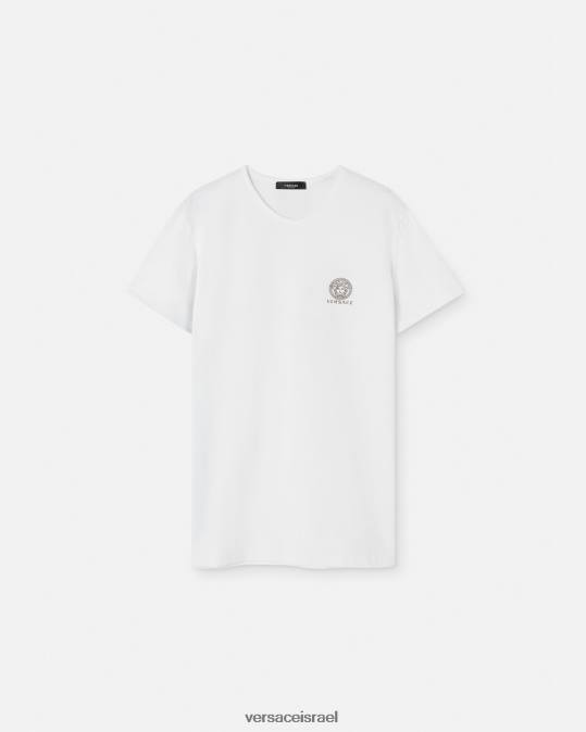 גברים Versace לבן גופיית מדוזה תחתונים ובגדי חוף N8T21733