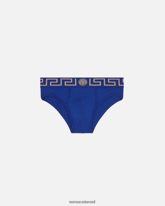 גברים Versace כְּחוֹל תחתוני גבול גרקה תחתונים ובגדי חוף N8T21787