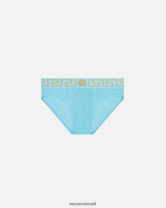 גברים Versace כְּחוֹל תחתוני גבול גרקה תחתונים ובגדי חוף N8T21791
