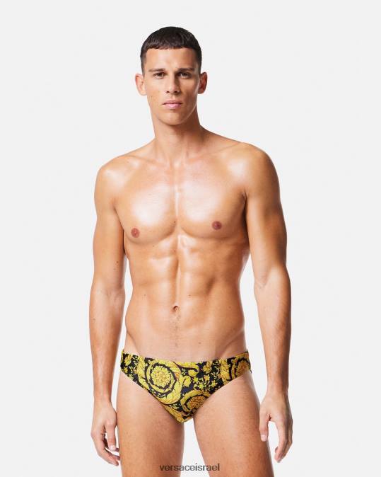 גברים Versace הדפס תחתוני ים בארוקו תחתונים ובגדי חוף N8T21805