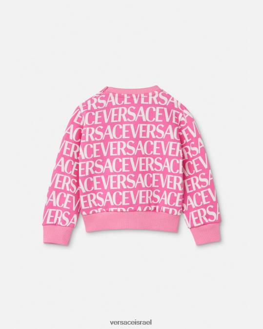 יְלָדִים Versace ורוד & הדפס סווטשירט לתינוקות הַלבָּשָׁה N8T21872