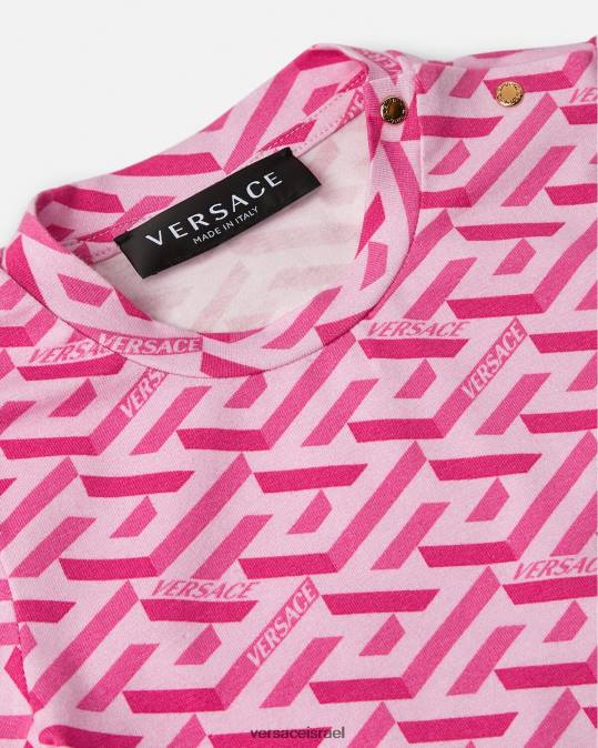 יְלָדִים Versace וָרוֹד חולצת טריקו לתינוק לה גרקה הַלבָּשָׁה N8T21874