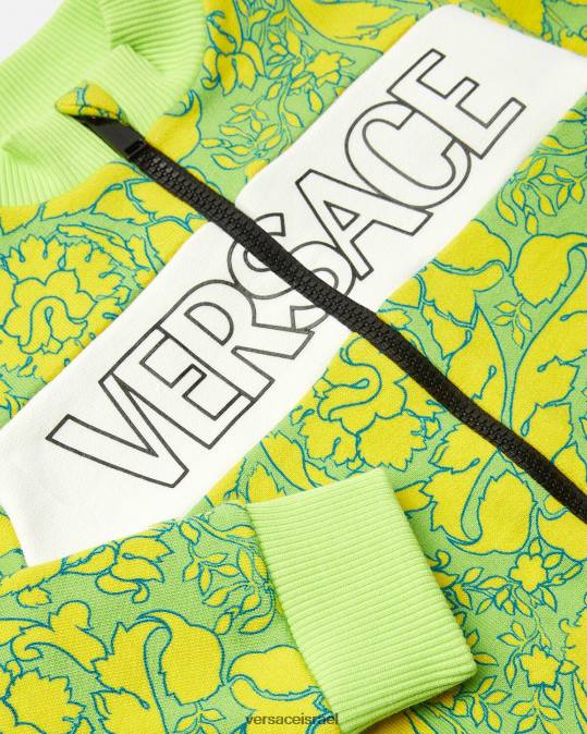 יְלָדִים Versace הדפס סווטשירט תינוק בצללית ברוק הַלבָּשָׁה N8T21880