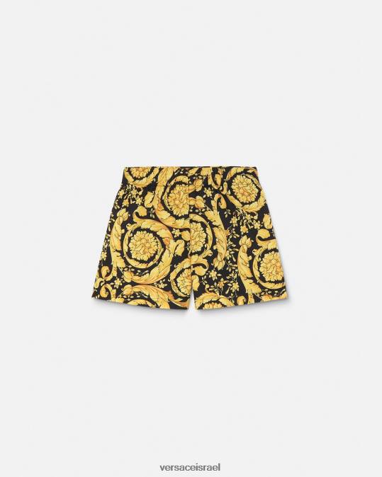 יְלָדִים Versace הדפס מכנסי ים קצרים לתינוקות בארוקו הַלבָּשָׁה N8T21885