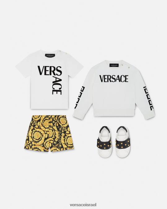 יְלָדִים Versace הדפס מכנסי ים קצרים לתינוקות בארוקו הַלבָּשָׁה N8T21885