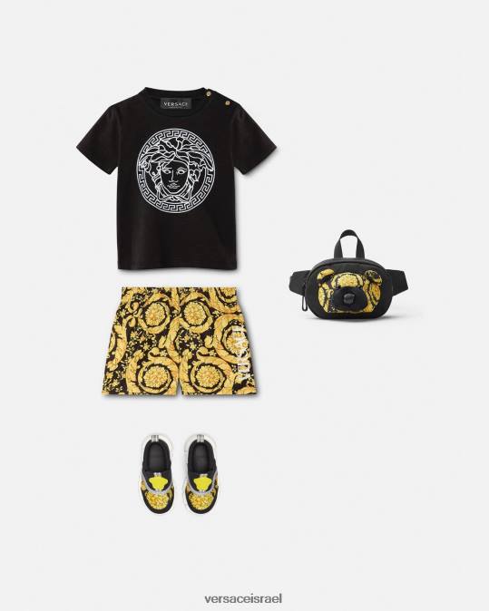 יְלָדִים Versace הדפס מכנסי ים קצרים לתינוקות בארוקו הַלבָּשָׁה N8T21886