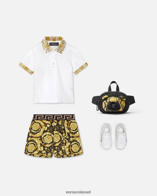 יְלָדִים Versace הדפס מכנסי תינוקות בארוקו הַלבָּשָׁה N8T21887