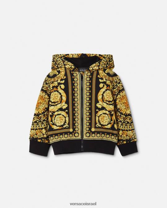יְלָדִים Versace הדפס קפוצ'ון עם רוכסן לתינוק ברוק הַלבָּשָׁה N8T21893