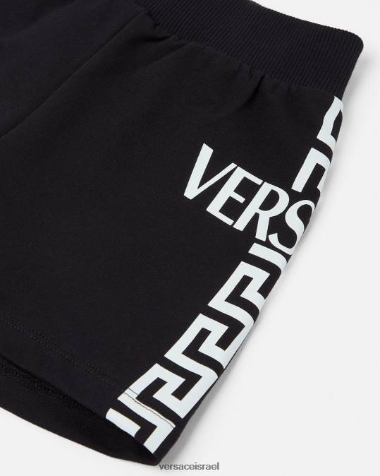 יְלָדִים Versace שָׁחוֹר מכנסי תינוקות של גרקה הַלבָּשָׁה N8T21908