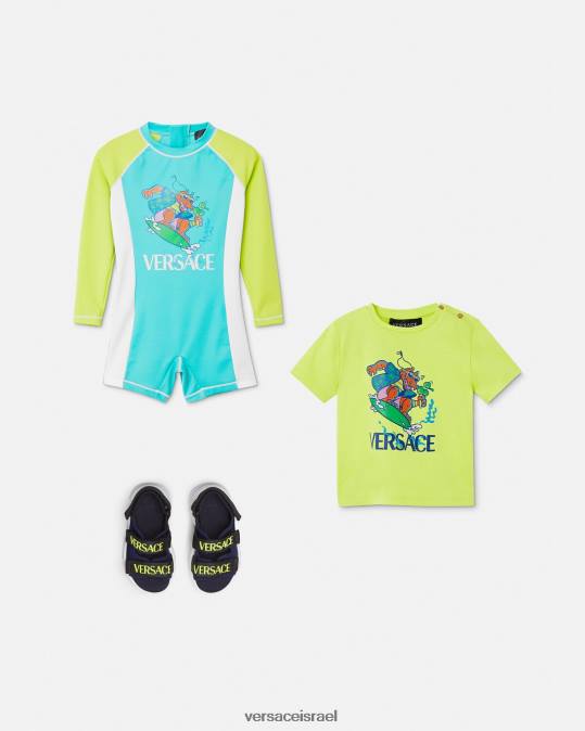 יְלָדִים Versace סַסגוֹנִיוּת חליפת צלילה לתינוק הגנה מהשמש הַלבָּשָׁה N8T21926