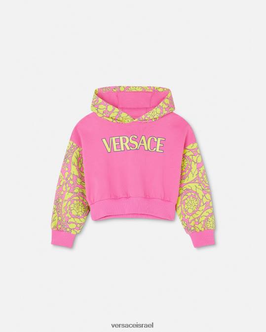 יְלָדִים Versace וָרוֹד קפוצ'ון צללית בארוקו הַלבָּשָׁה N8T21930