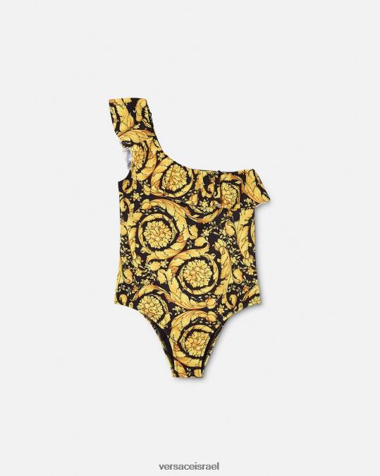 יְלָדִים Versace הדפס בגד ים מחלק אחד של בארוקו הַלבָּשָׁה N8T21959
