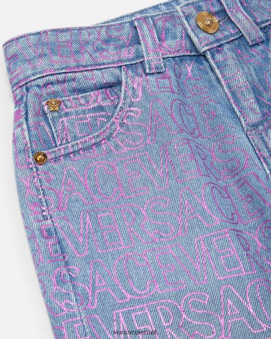 יְלָדִים Versace הדפס מכנסי ג'ינס הַלבָּשָׁה N8T21979