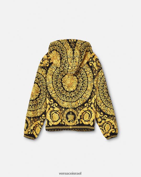 יְלָדִים Versace הדפס ז'קט מעיל רוח בארוקו הַלבָּשָׁה N8T21983