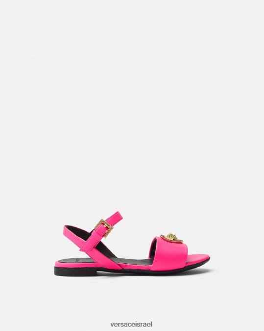 יְלָדִים Versace ורוד פוקסיה סנדלי מדוזה לבבי קריסטל נַעַל N8T22040