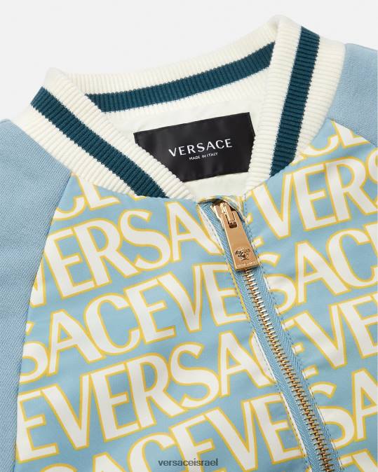 יְלָדִים Versace הדפס ז'קט בומבר הַלבָּשָׁה N8T22092