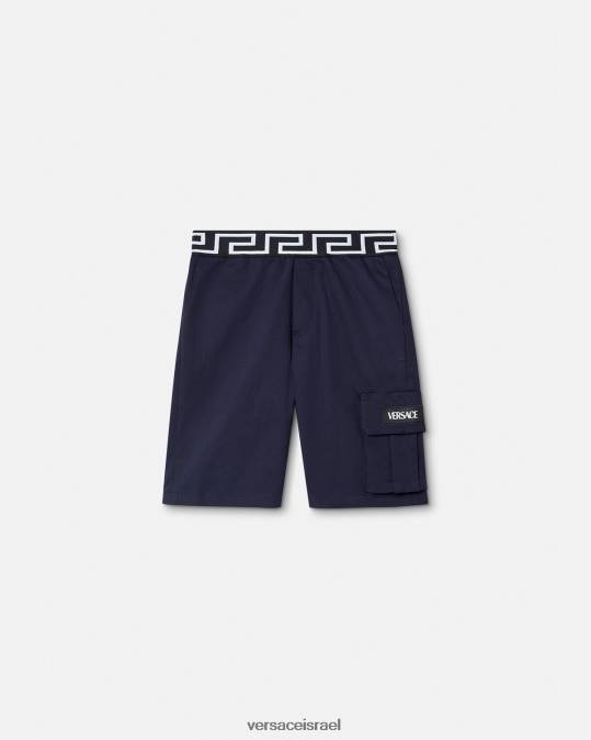 יְלָדִים Versace כְּחוֹל מכנסיים קצרים של גרקה הַלבָּשָׁה N8T22100