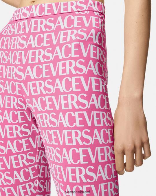 נשים Versace ורוד & הדפס חותלות מכל עבר הַלבָּשָׁה N8T2212