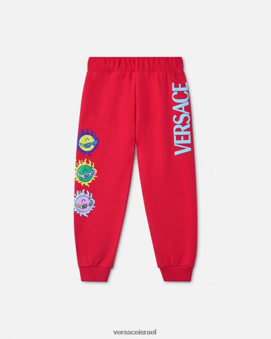 יְלָדִים Versace אָדוֹם מכנסי טרנינג מדוזה סאני הַלבָּשָׁה N8T22138