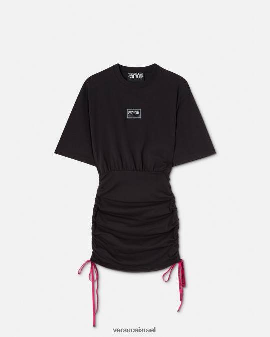 נשים Versace שָׁחוֹר שמלת חולצת טריקו מספר חתיכה הַלבָּשָׁה N8T22192